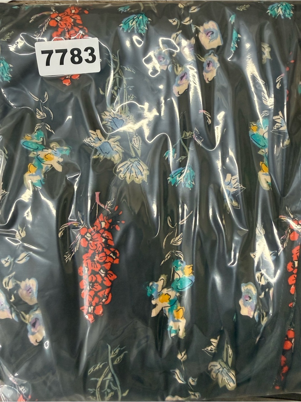 NATURAL LIFE Charcoal Floral Midi Skirt Sz S Cottage Boho Dark Romantic Fairy - Picture 5 of 5